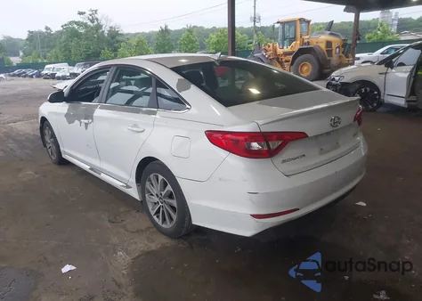2017 Hyundai Sonata Sport/Limited из США, поврежденный, VIN 5NPE34AF2HH460766